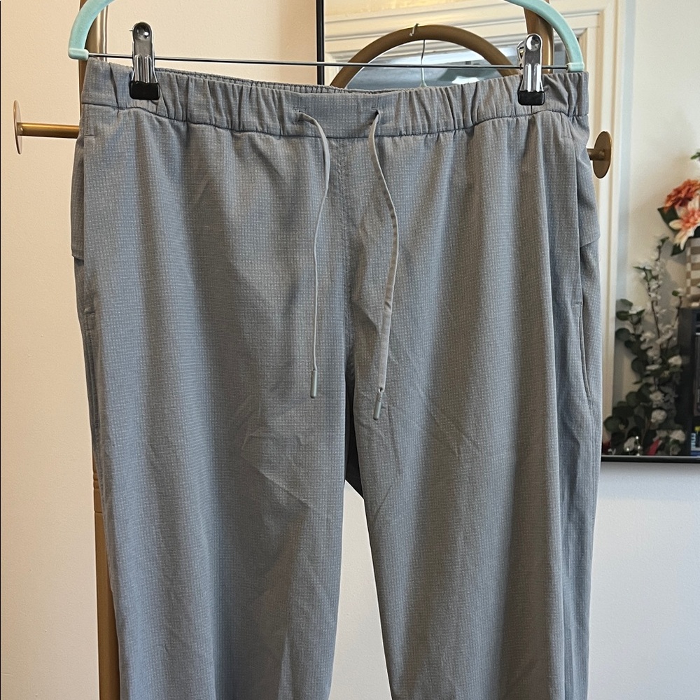 lululemon athletica Gray Drawstring Track Pants